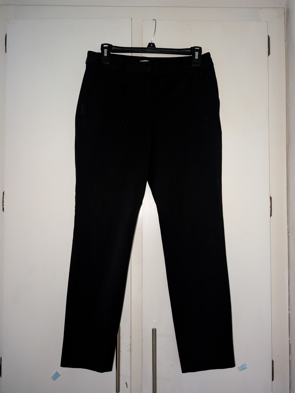 Express Black Ankle-Length Cropped Pants